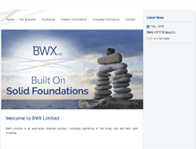 Tablet Screenshot of bwxltd.com